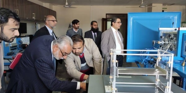 Setting up at the National University of Technology - NUTECH  (Pakistan) 