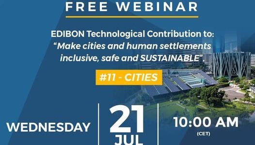 Webinar: EDIBON Technological Contribution to: “Make cities and human settlements inclusive, safe and SUSTAINABLE”