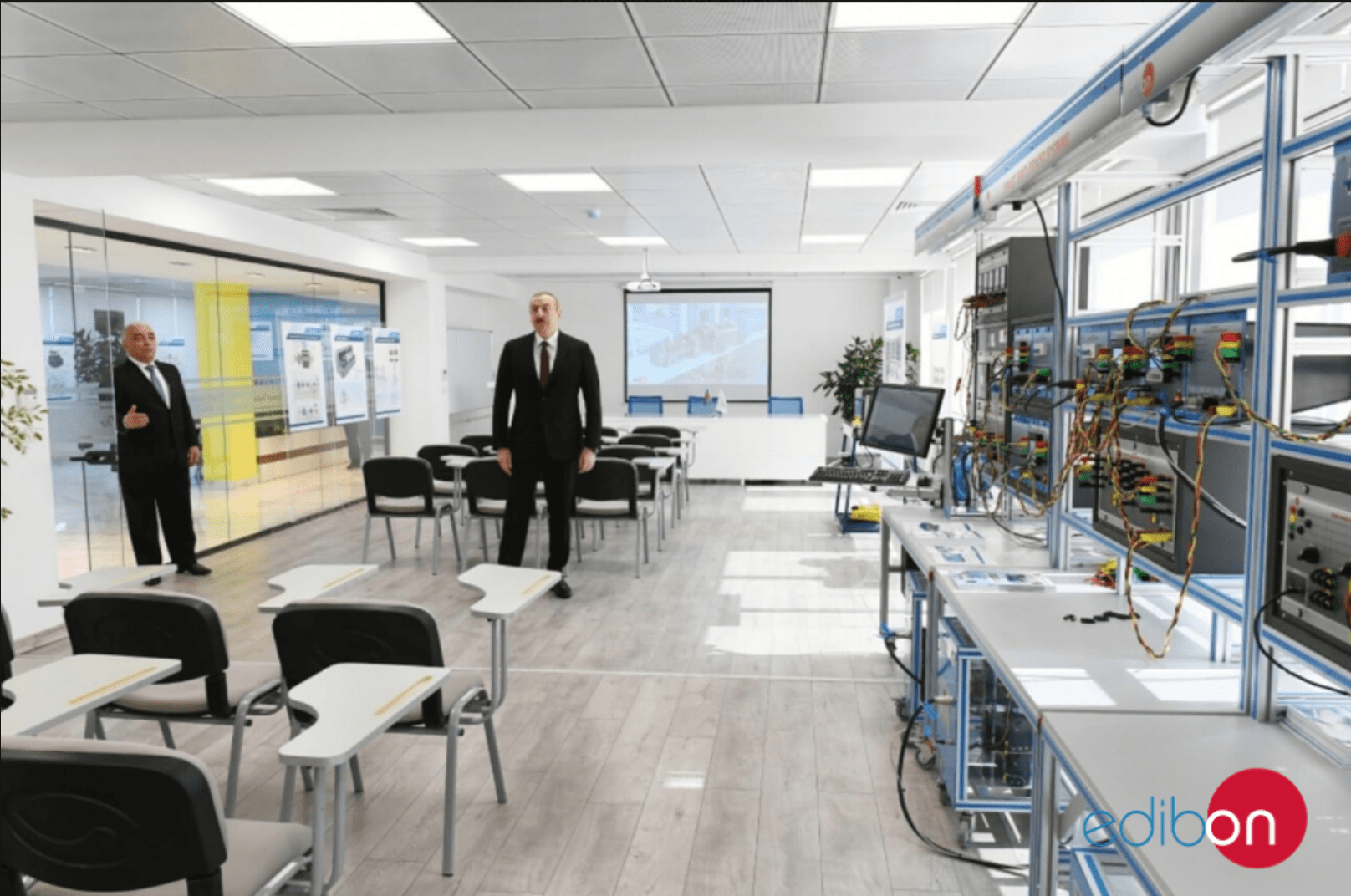 Inaguration of the electrical engineering laboratory