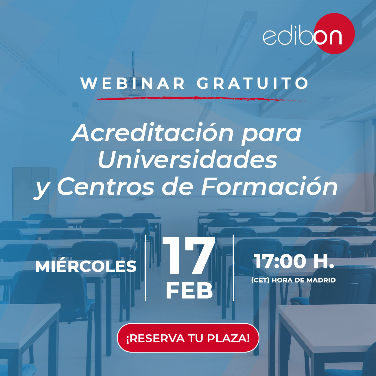 Webinar: Acreditación para Universidades y Centros de formación