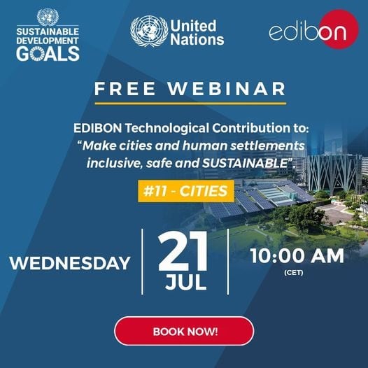 Webinar: EDIBON Technological Contribution to: “Make cities and human settlements inclusive, safe and SUSTAINABLE”